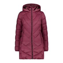 CMP Winter Coat Parka Snaps Hood (3M Thinsulate Padding, warm) burgundy Women